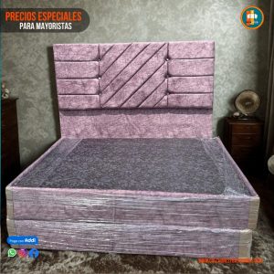 Base Cama 140 Doble Completa (Base + Espaldar)