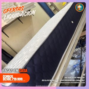 COLCHON BASICO 140 ORTOPEDICO 25 CM DE GRUESO