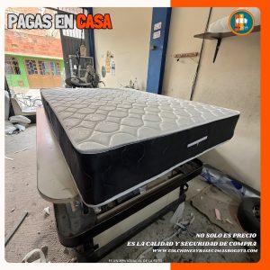 COLCHON BASICO 140 SEMI - ORTOPEDICO 25 CM DE GRUESO