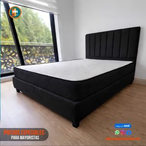 Base Cama 140 Doble Completa (Base + Espaldar)