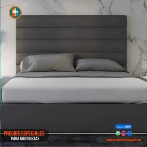 Base Cama 140 Doble Completa (Base + Espaldar)