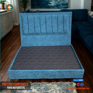 Base Cama 140 Doble Completa (Base + Espaldar)