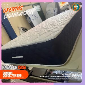 COLCHON BASICO 140 ORTOPEDICO 25 CM DE GRUESO