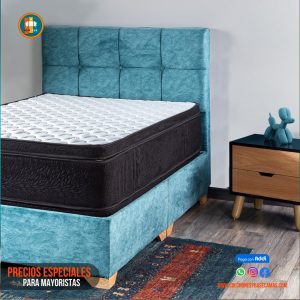 Base Cama 140 Doble Completa (Base + Espaldar)