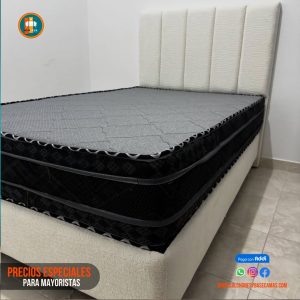 Base Cama 140 Doble Completa (Base + Espaldar)