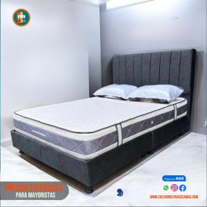 Base Cama 140 Doble Completa (Base + Espaldar)
