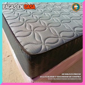 COLCHON BASICO 140 SEMI - ORTOPEDICO 25 CM DE GRUESO