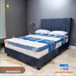 Base Cama 140 Doble Completa (Base + Espaldar)