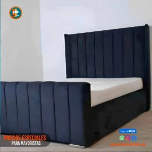 Base Cama 140 Doble Completa (Base + Espaldar)
