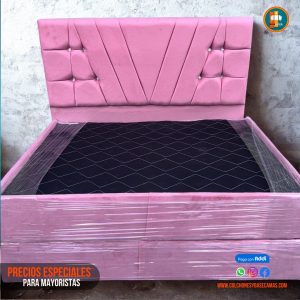 Base Cama 140 Doble Completa (Base + Espaldar)