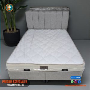 Base Cama 140 Doble Completa (Base + Espaldar)