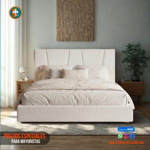Base Cama 140 Doble Completa (Base + Espaldar)
