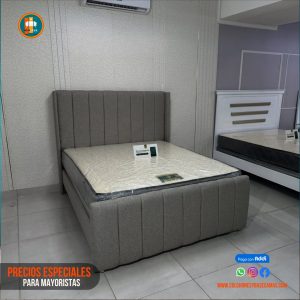 Base Cama 140 Doble Completa (Base + Espaldar)