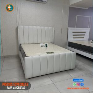 Base Cama 140 Doble Completa (Base + Espaldar)