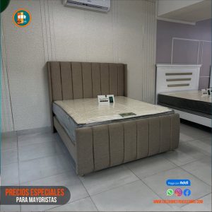 Base Cama 140 Doble Completa (Base + Espaldar)