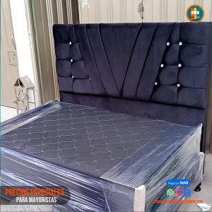 Base Cama 140 Doble Completa (Base + Espaldar)