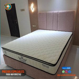 Base Cama 140 Doble Completa (Base + Espaldar)