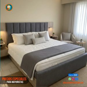 Base Cama 140 Doble Completa (Base + Espaldar)