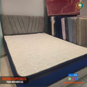 Base Cama 140 Doble Completa (Base + Espaldar)