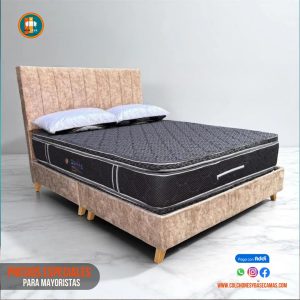 Base Cama 140 Doble Completa (Base + Espaldar)