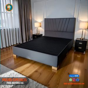 Base Cama 140 Doble Completa (Base + Espaldar)