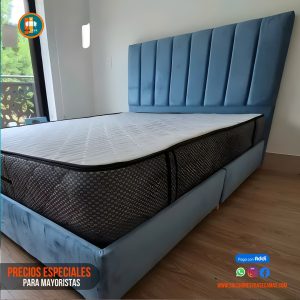 Base Cama 140 Doble Completa (Base + Espaldar)