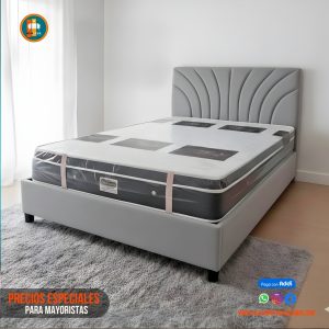 Base Cama 140 Doble Completa (Base + Espaldar)