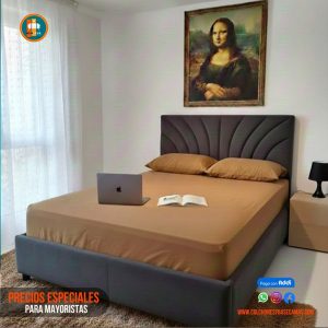 Base Cama 140 Doble Completa (Base + Espaldar)