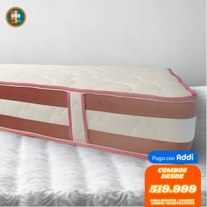 Colchón 140x190  Pillow Top Básico 30–35 cm – Confort y soporte duradero