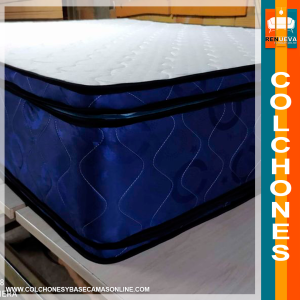 Colchón 140x190 Pillow Top Premium 35–38 cm – Confort y soporte duradero