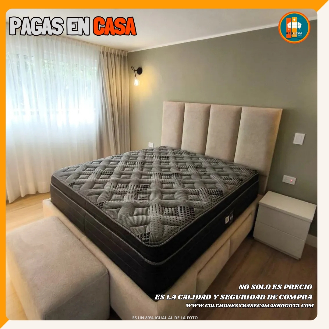 Colchón 140 x 190 Pillow Top 3D Alta Gama – 40 a 45 cm
