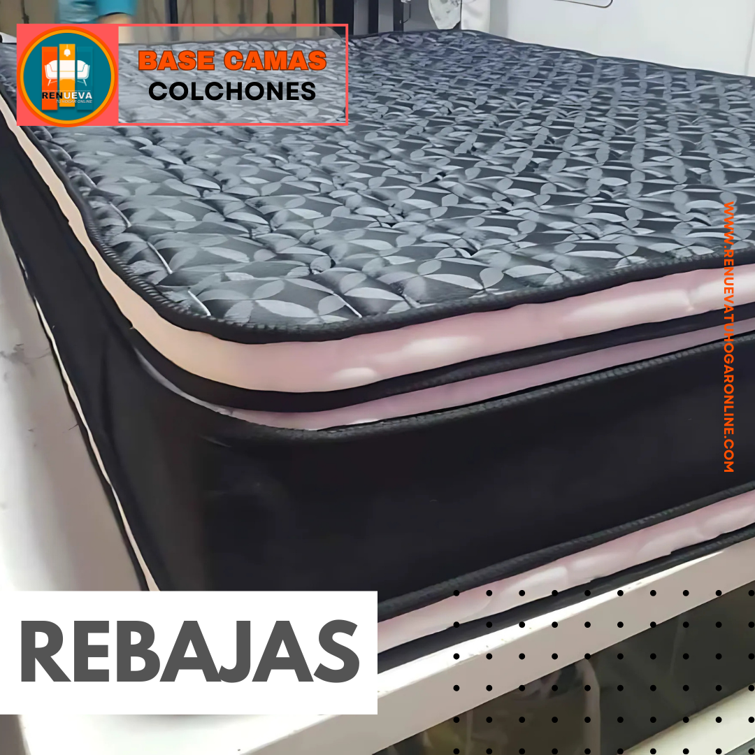 Colchón 140x190 Pillow Top Premium 35–38 cm – Confort y soporte duradero