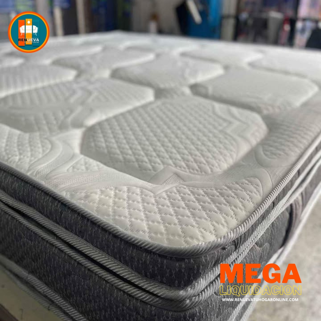Colchón 140 x 190 Pillow Top 3D Alta Gama – 40 a 45 cm