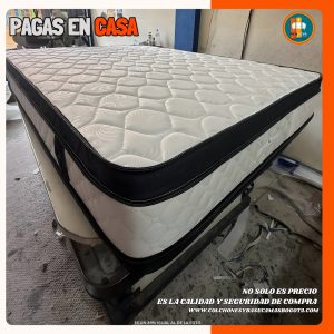 Colchón 140x190 Pillow Top Básico 30–35 cm – Confort y soporte duradero