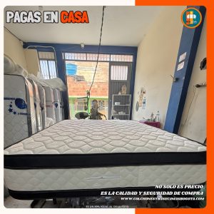 Colchón 140x190  Pillow Top Básico 30–35 cm – Confort y soporte duradero