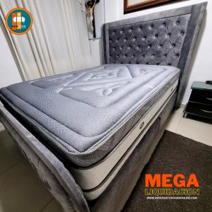 Colchón 140 x 190 Pillow Top 3D Alta Gama – 40 a 45 cm