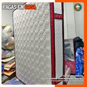 Colchón 140x190  Pillow Top Básico 30–35 cm – Confort y soporte duradero