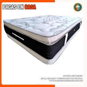 Colchón 140 x 190 Pillow Top 3D Alta Gama – 40 a 45 cm