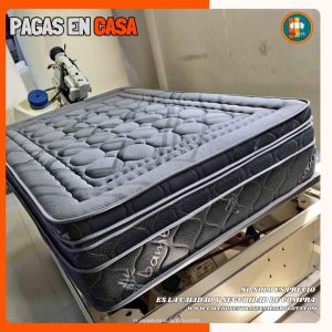 Colchón 140 x 190 Pillow Top 3D Alta Gama – 40 a 45 cm