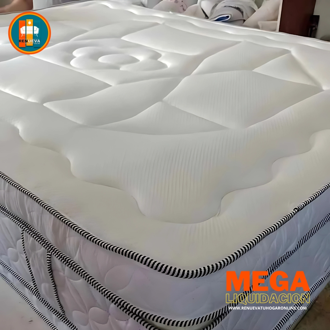Colchón 140 x 190 Pillow Top 3D Alta Gama – 40 a 45 cm