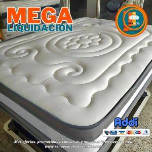 Colchón 140 x 190 Pillow Top 3D Alta Gama – 40 a 45 cm