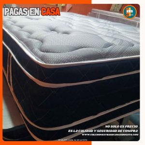 Colchón 140 x 190 Pillow Top 3D Alta Gama – 40 a 45 cm