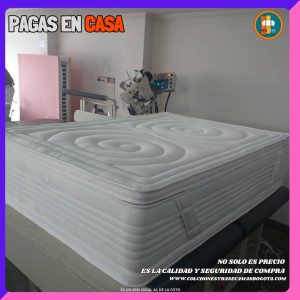 Colchón 140 x 190 Pillow Top 3D Alta Gama – 40 a 45 cm