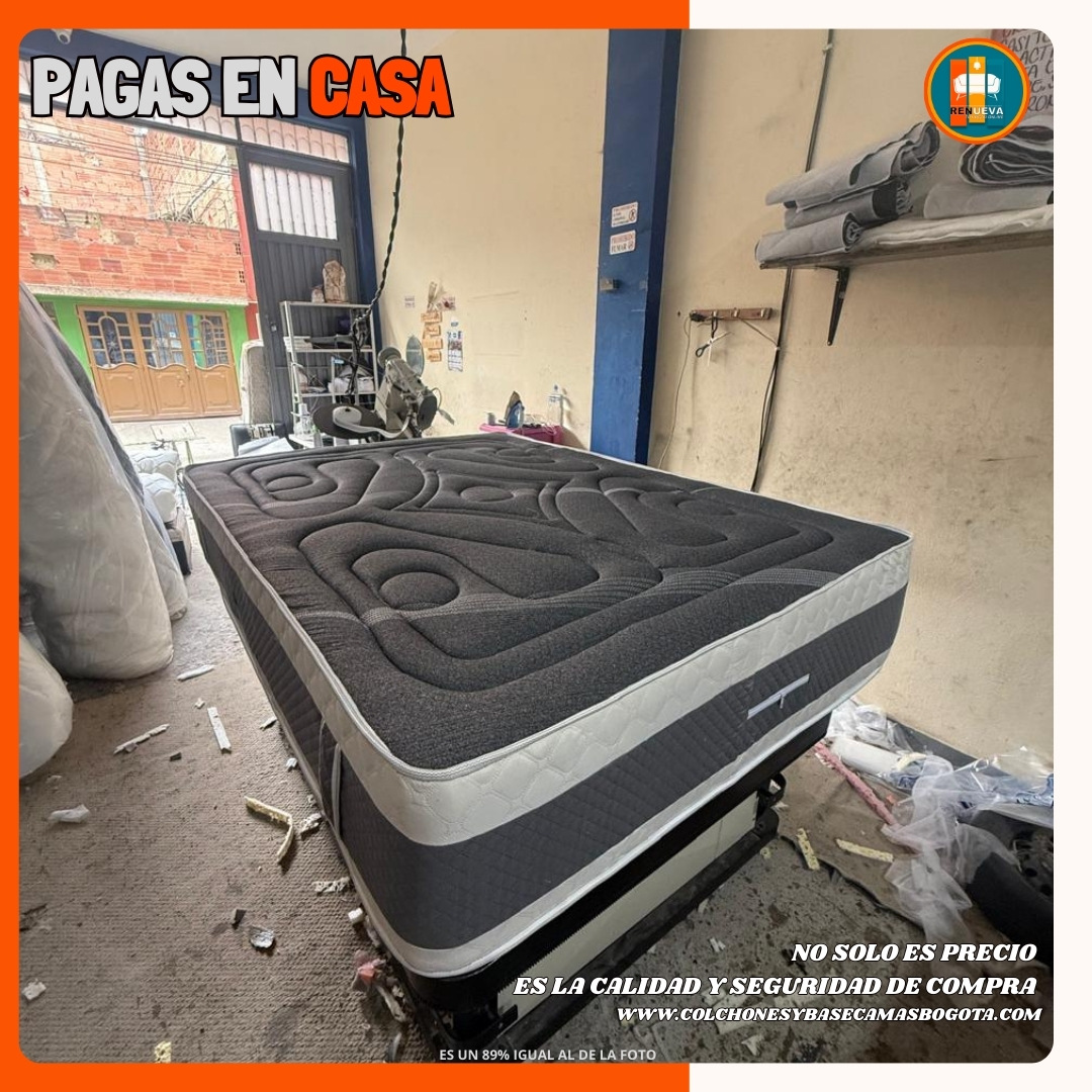 Colchón 140 x 190 Pillow Top 3D Alta Gama – 40 a 45 cm