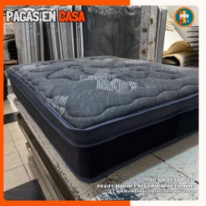 Colchón 140 x 190 Pillow Top 3D Alta Gama – 40 a 45 cm