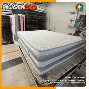 Colchón 140x190  Pillow Top Básico 30–35 cm – Confort y soporte duradero
