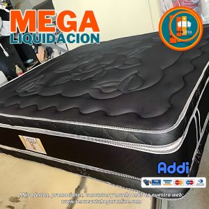 Colchón 140 x 190 Pillow Top 3D Alta Gama – 40 a 45 cm