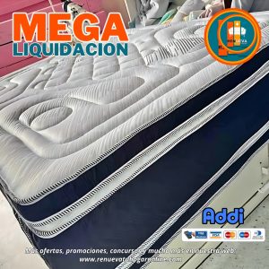 Colchón 140 x 190 Pillow Top 3D Alta Gama – 40 a 45 cm