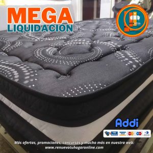 Colchón 140 x 190 Pillow Top 3D Alta Gama – 40 a 45 cm