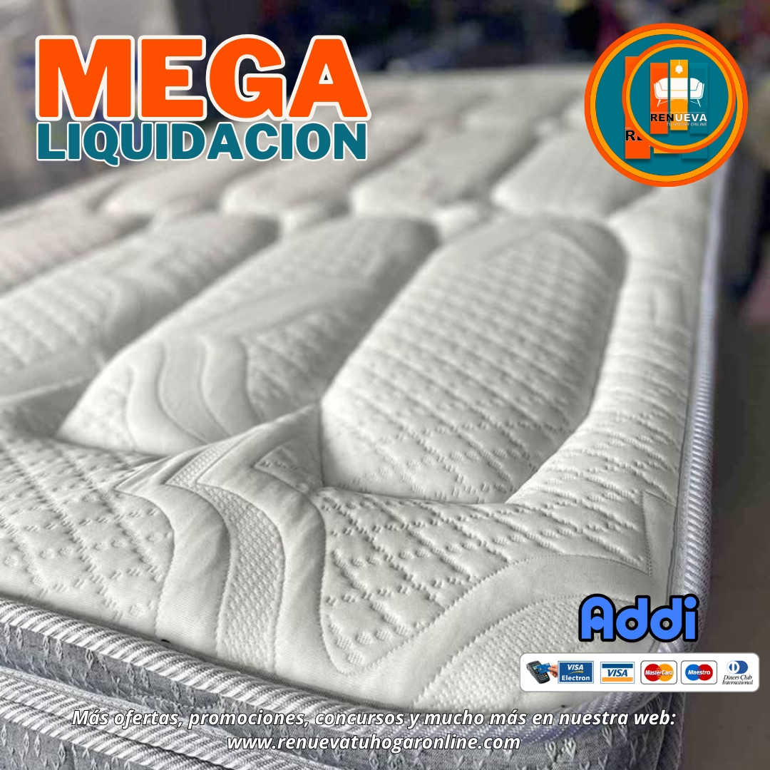Colchón 140 x 190 Pillow Top 3D Alta Gama – 40 a 45 cm